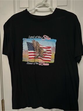 Unisex Black Patriotic Tee